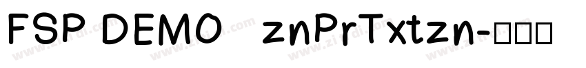 FSP DEMO   znPrTxtzn字体转换